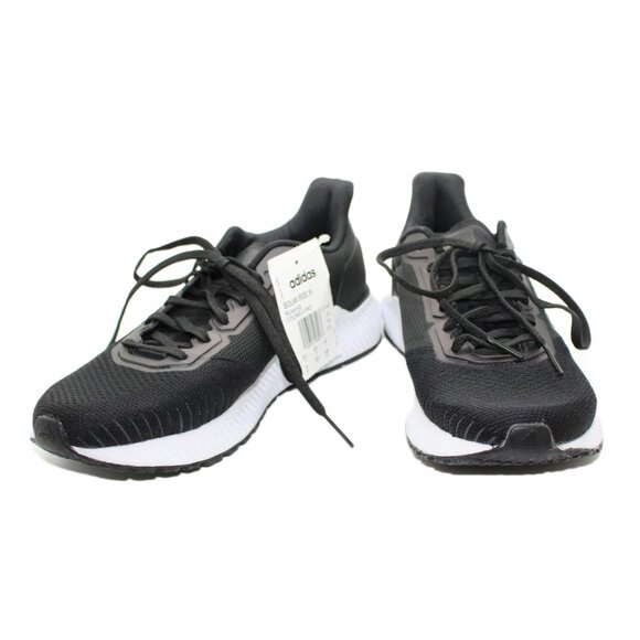 ADIDAS Solar Ride Adiwear Bounce Black Grey Breathable Running Shoes - Size 8 - Picture 1 of 4